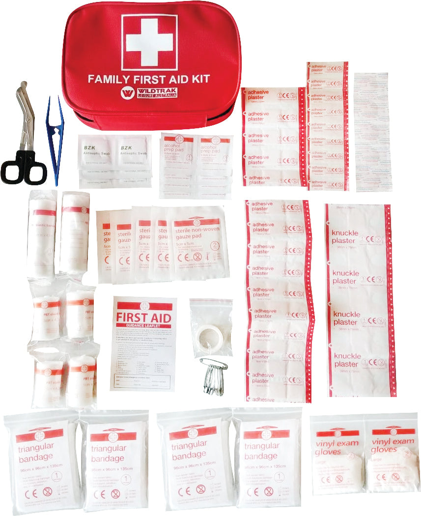 FAMILY FIRST AID KIT 80 PIECE AC