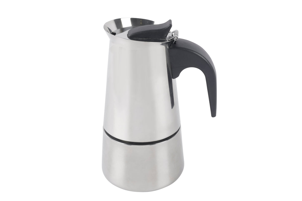 6 CUP STAINLESS STEEL COFFEE MAKER 10x10x19.5CM