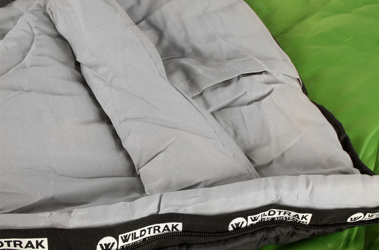 BREMER JUNIOR HOODED SLEEPING BAG 170X65CM 0 TO -5C