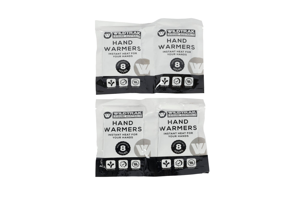 HAND WARMERS W INSTANT HEAT 4PCE 5.5CMX9CM