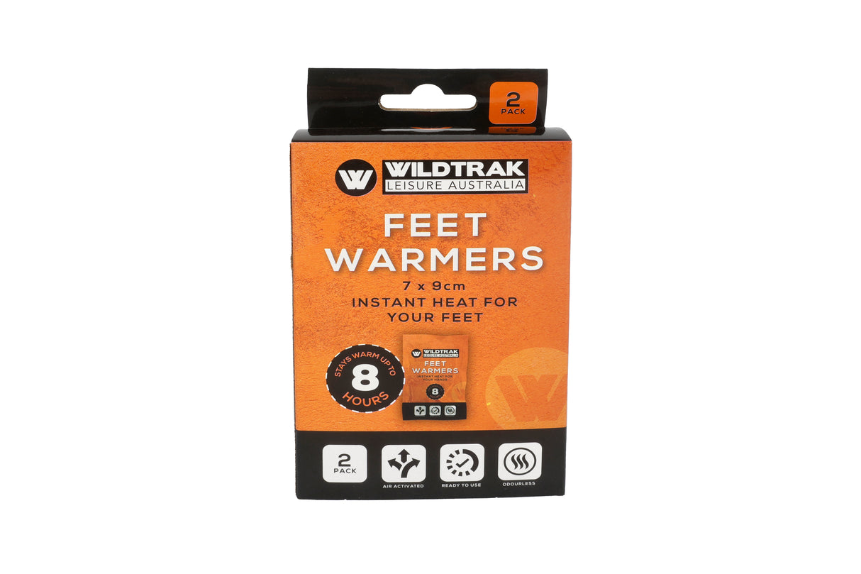 FEET WARMERS W INSTANT HEAT 2PCE 7X9CM
