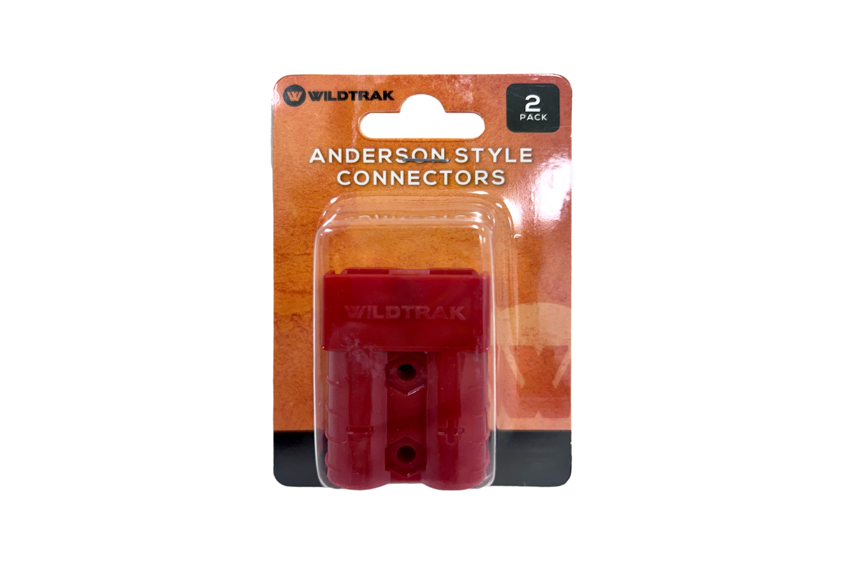 50A ANDERSON STYLE CONNECTOR SET 2 PACK RED