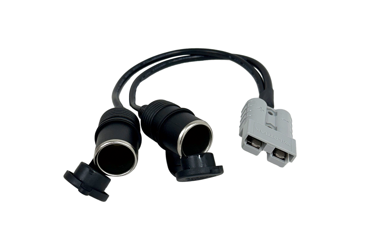 50A Anderson Connector Twin 12V Socket, 30cm Cable Length, 16AWG
