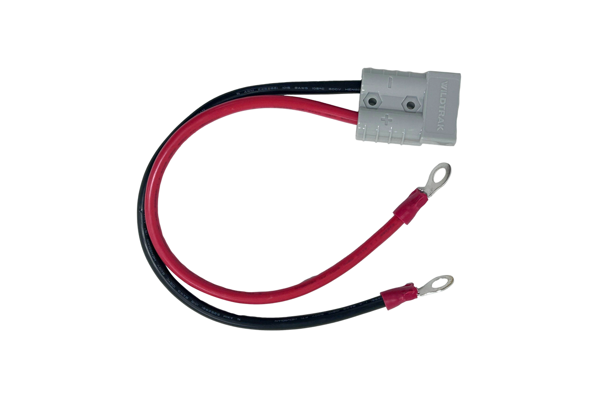 50A ANDERSON CONNECTOR 8MM EYELET 30CM 8AWG AC TD3009