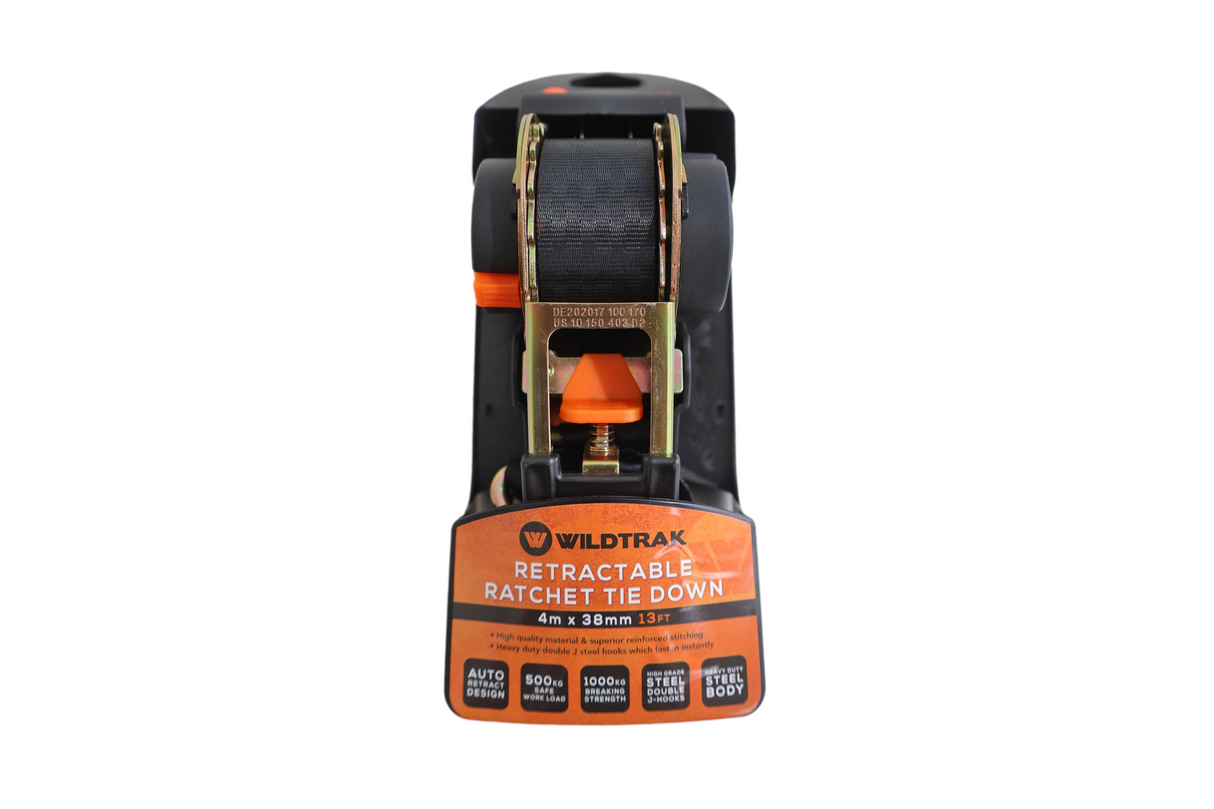 AUTOMATIC RATCHET TIE DOWN STRAP 400X3.8CM