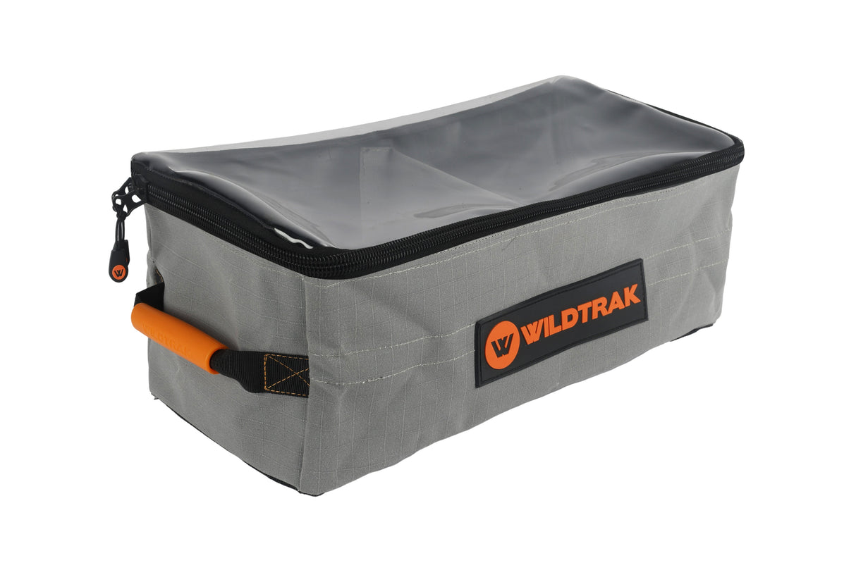 EXPLORER CLEAR TOP STORAGE BAG WITH DIVIDER CANVAS 45X20X19CM