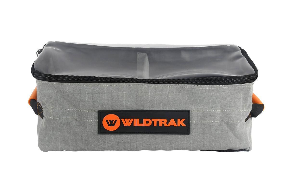 EXPLORER CLEAR TOP STORAGE BAG WITH DIVIDER CANVAS 45X20X19CM