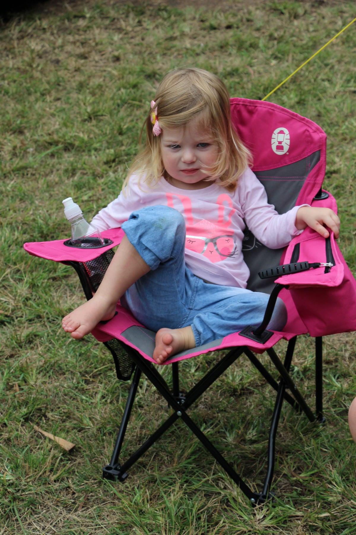 CHAIR QUAD KIDS FYREFLY ILLUMI-BUG PINK COLEMAN