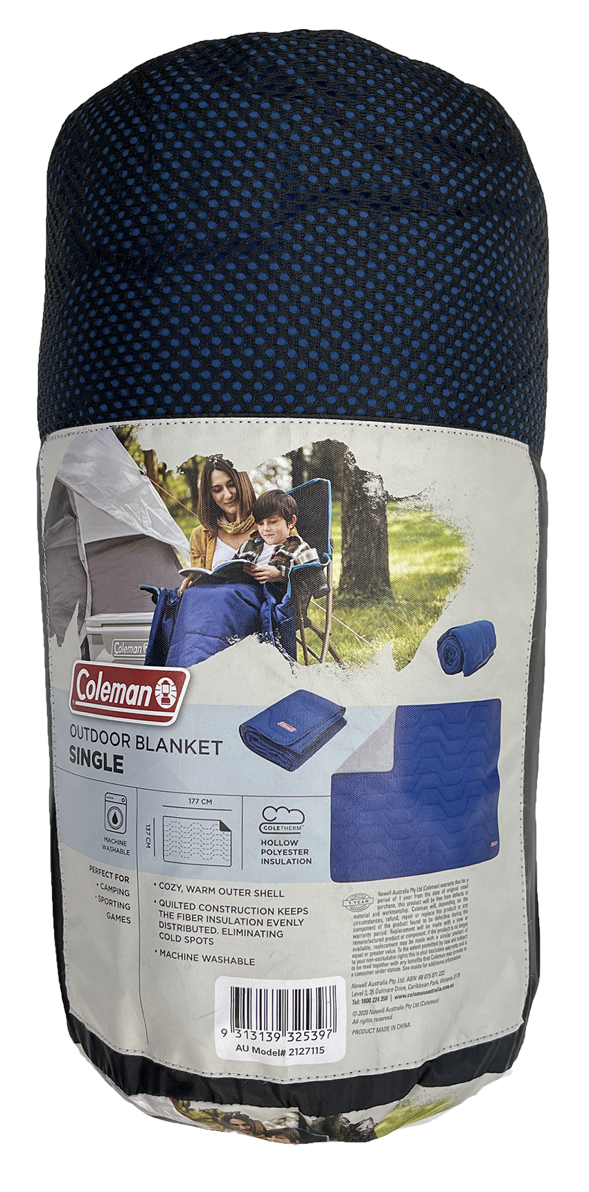 SLEEPING BAG SINGLE BLANKET COLEMAN