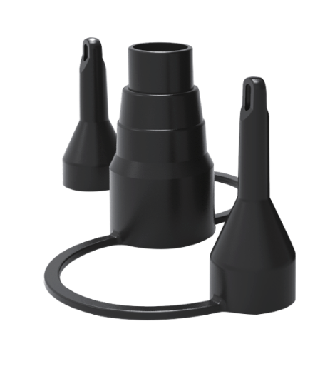 RECHARGEABLE ELECTRIC AIR PUMP 16.2X10.3X9.5CM USB