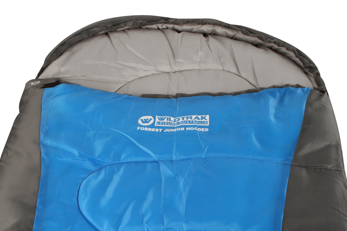 FORREST JUNIOR HOODED SLEEPING BAG 205X65CM 5 TO10C