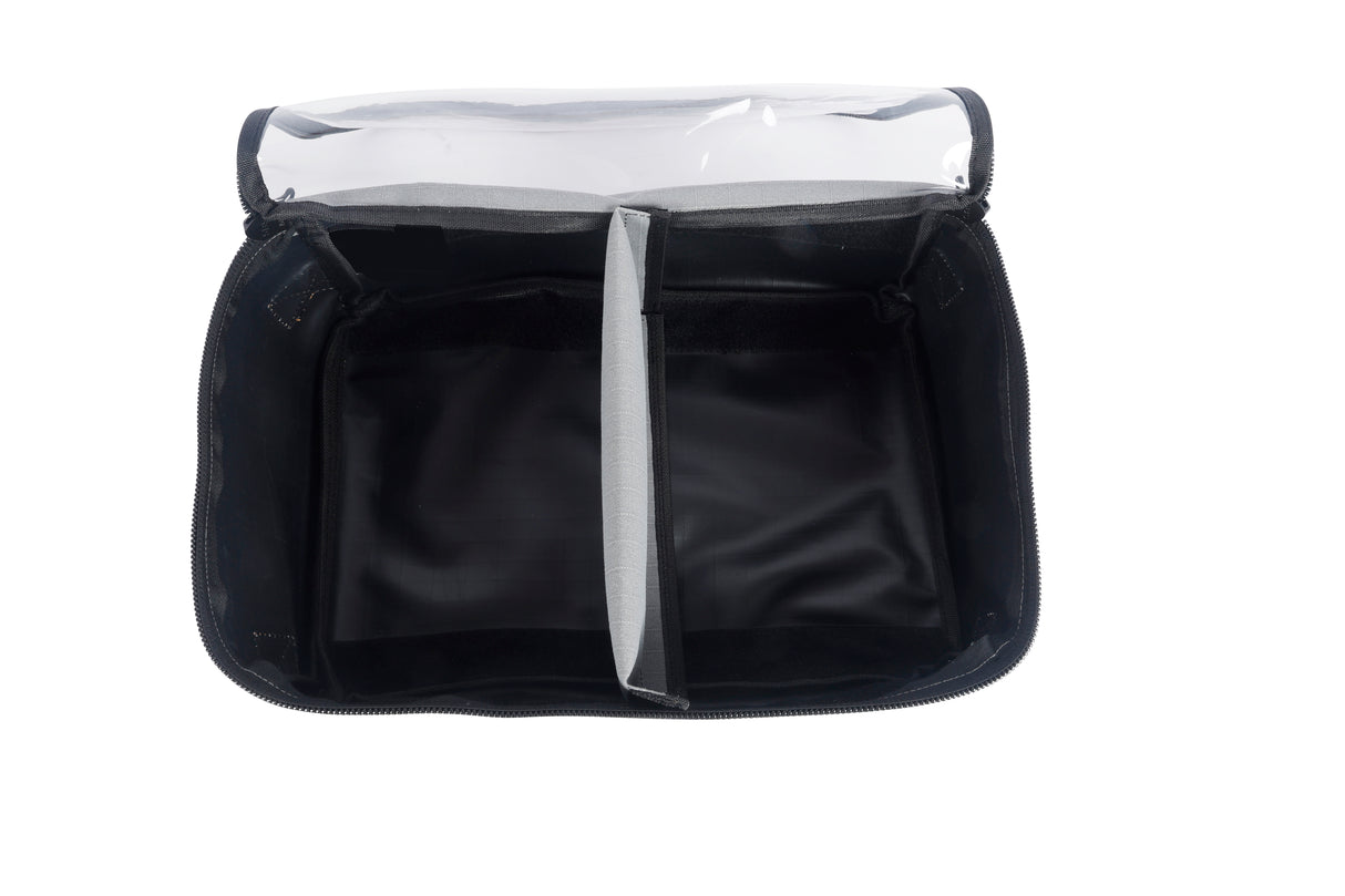 EXPLORER CLEAR TOP BAG LGE 400GSM RSTOP CANVAS 35X25X13CM