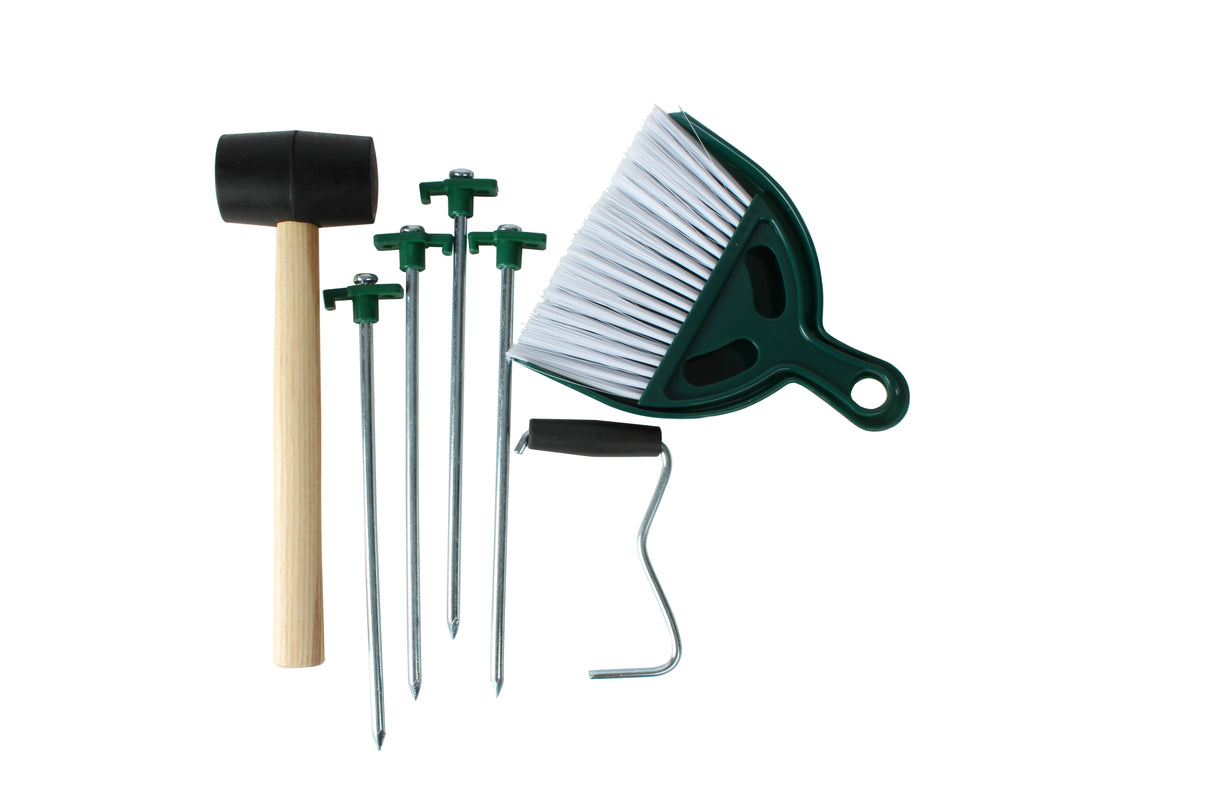 8PCE TENT ESSENTIAL KIT IN NET BAG AC CC0009