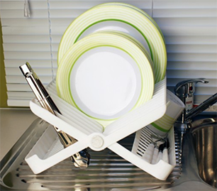 Folding Dish Drainer 32x30x16cm