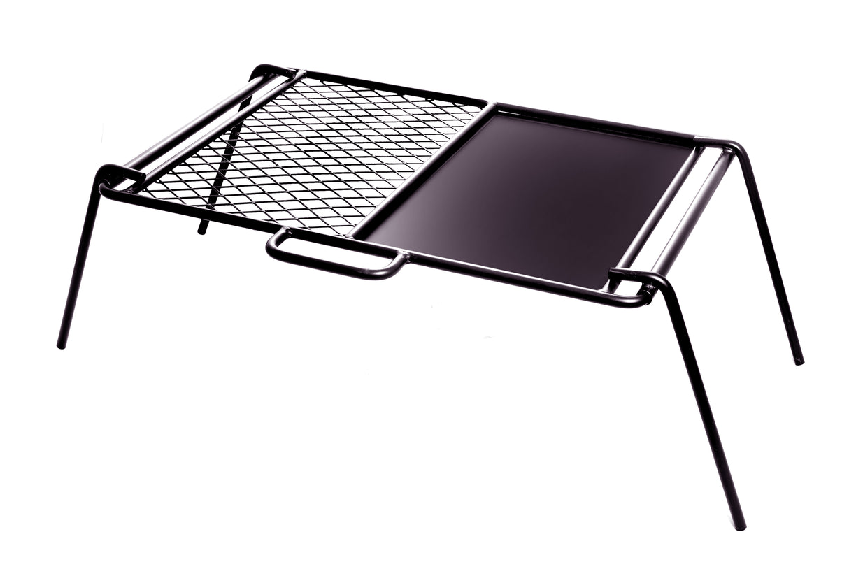 FLAT PLATE AND GRILL CAMP COOKER 460X330X250MM