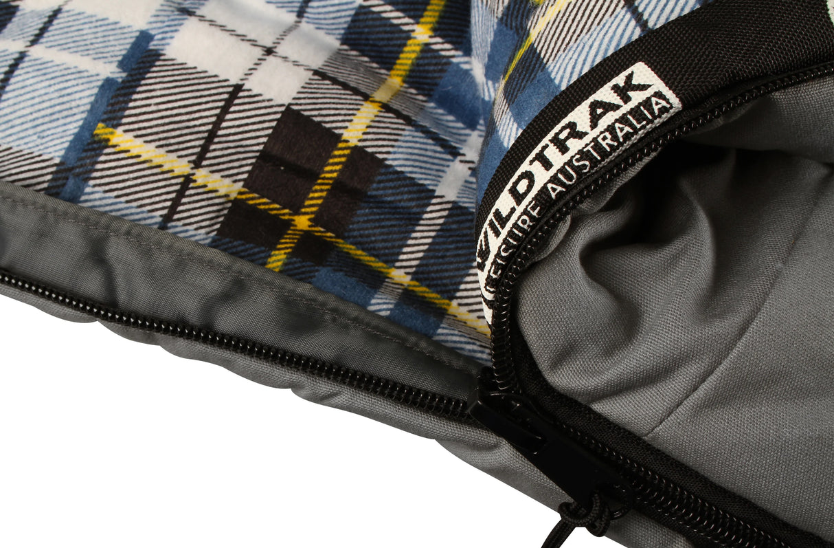 FRANKLAND HOODED DOUBLE SLEEPING BAG 230X120CM-2 TO -7