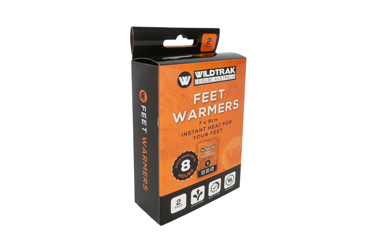FEET WARMERS W INSTANT HEAT 2PCE 7X9CM