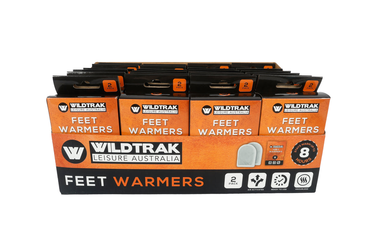 FEET WARMERS W INSTANT HEAT 2PCE 7X9CM