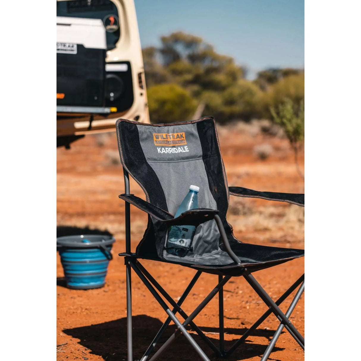 KARRIDALE CAMP CHAIR 135KG WR 88X87X54CM AC CC0071