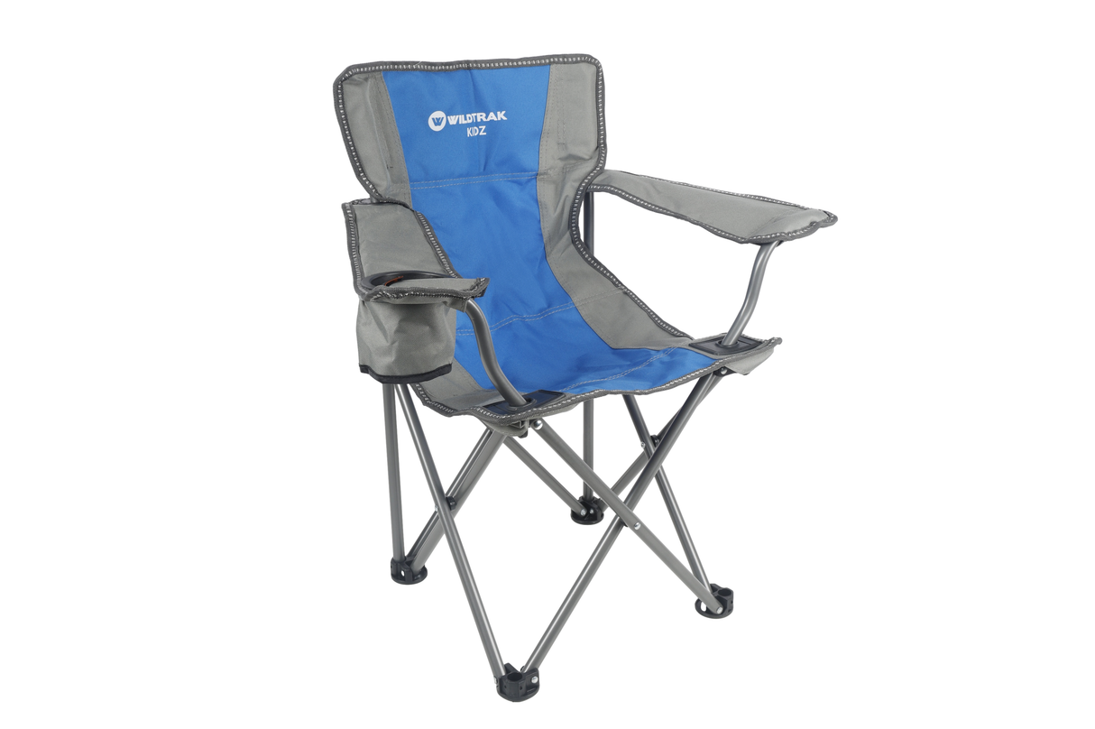 KIDZ CAMP CHAIR BLUE 100KG WR 67X60X38CM