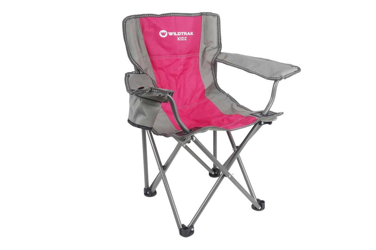KIDZ CAMP CHAIR PINK 100KG WR 67X60X38CM