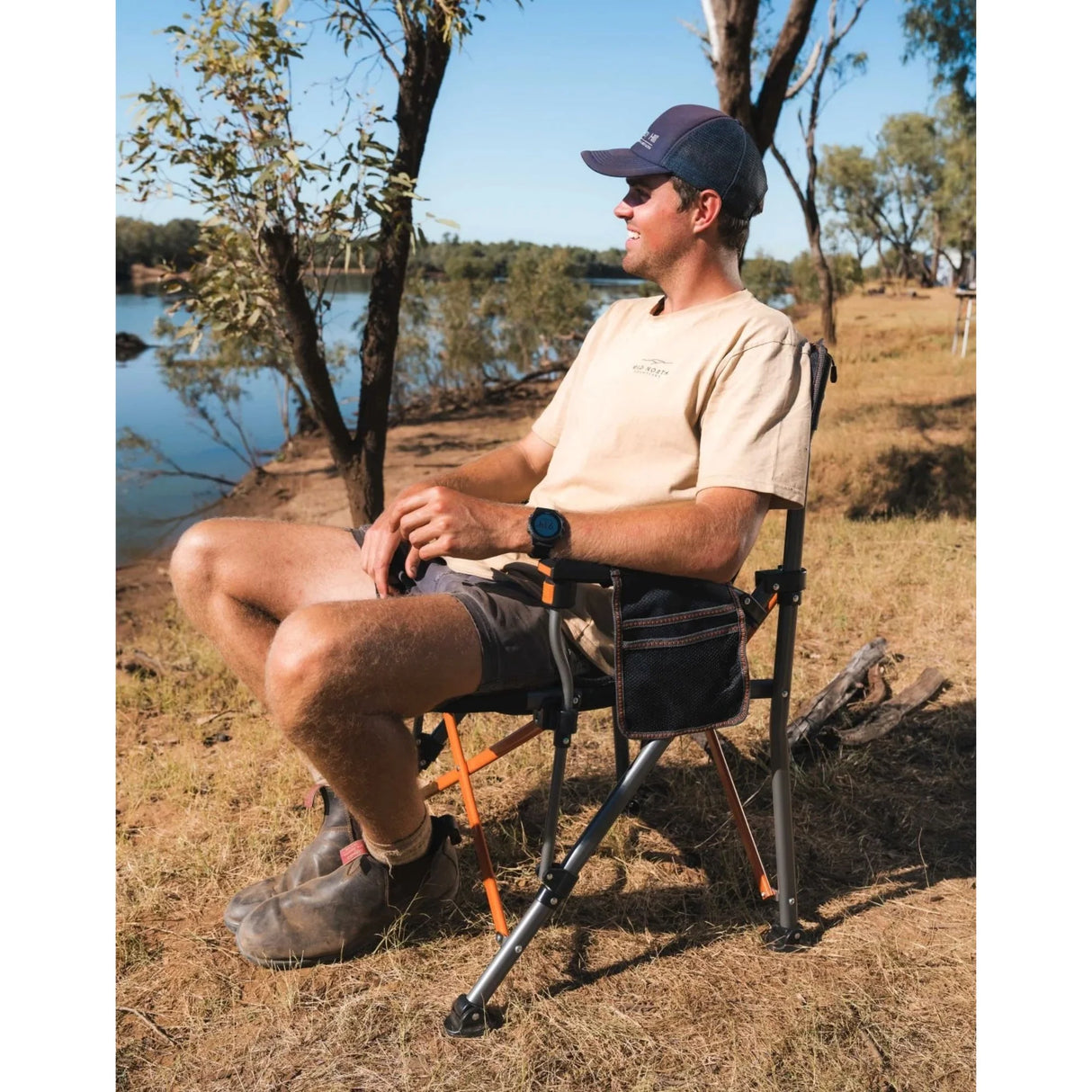 NANNUP CAMP CHAIR DLX 200KG WR 104X60X59CM