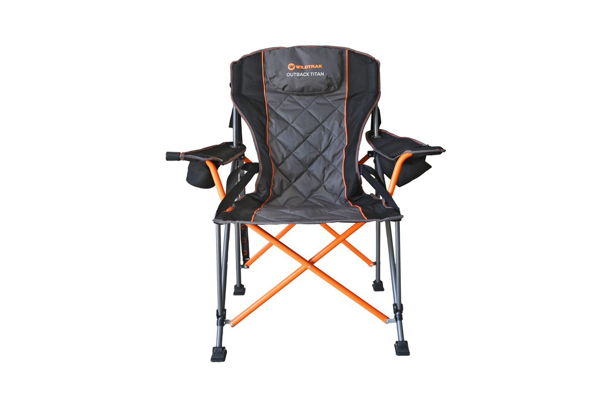 OUTBACK TITAN DELUXE 300KG LUMBAR CAMP CHAIR