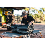 EASY UP STRETCHER BED SINGLE JUMBO 218X96X42CM