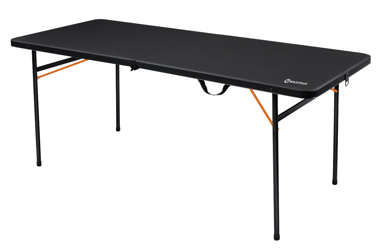 TABLE 182CM BI FOLD BLACK