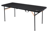TABLE 182CM BI FOLD BLACK