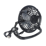 Portable USB Fan 15x17cm, 85cm Cable Length, 90 Degrees Rotation