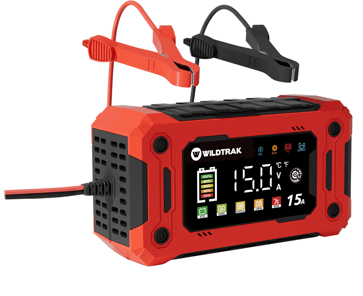 BATTERY CHARGER 15A 12V 16X9X6CM