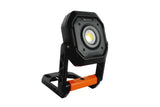 Work Floodlight, 6 Light Modes, Rechargeable, Built-in Power Bank with USB-C Charge Lead, 360 Degree Swivel Action, Wall Mount Bracket, Shock & Water Resistant