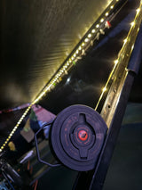 STRING LIGHTS 10M WITH WINDER 200L 1.8AH  12CM DIA