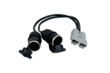50A Anderson Connector Twin 12V Socket, 30cm Cable Length, 16AWG