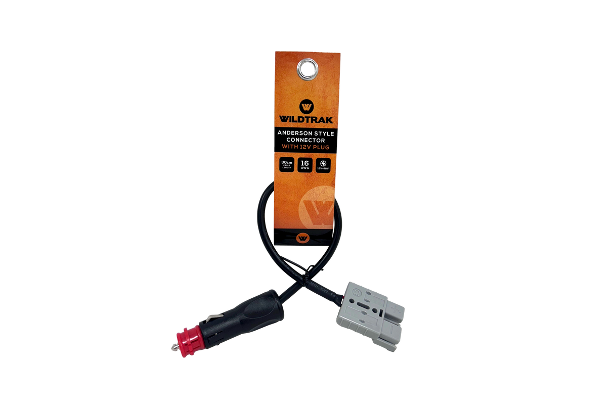 50A ANDERSON CONNECTOR 12V 2IN1 PLUG 30CM 16AWG