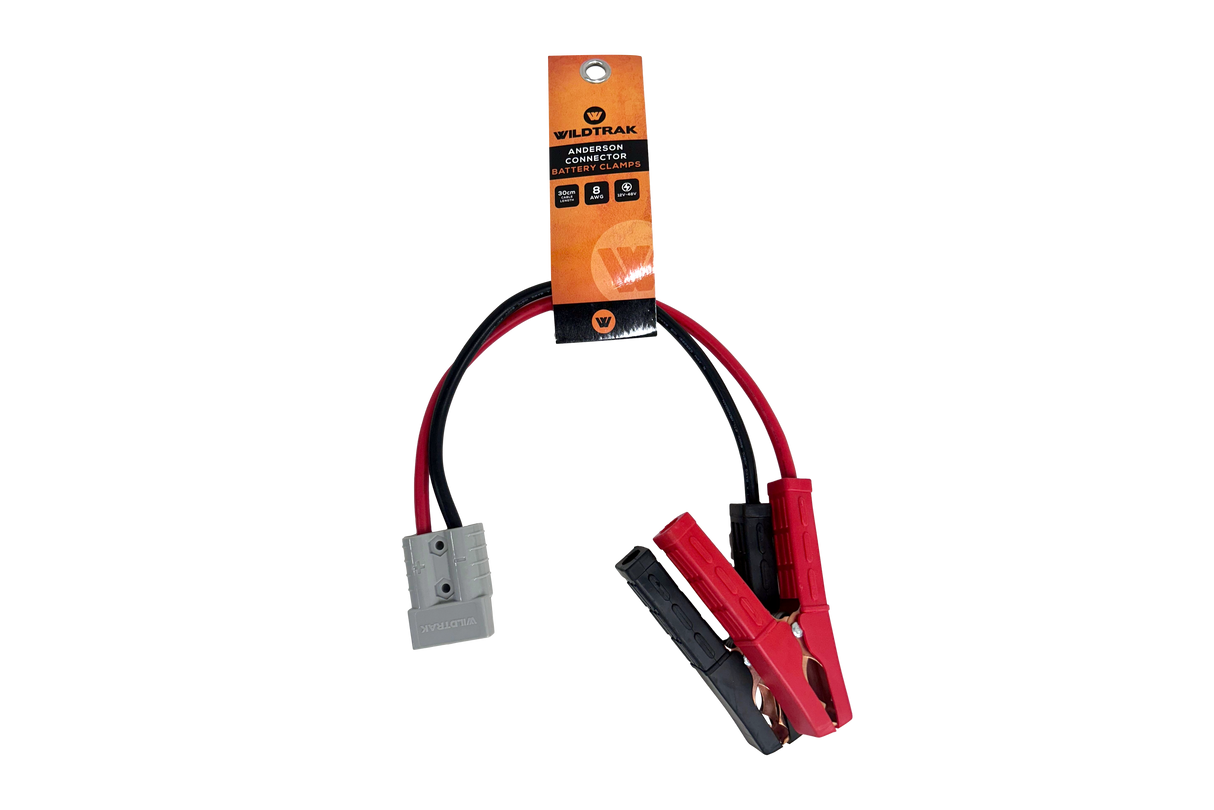 50A ANDERSON CONNECTOR BATT CLAMPS 30CM 8AWG AC TD3012