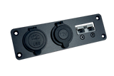 50A ANDERSON STYLE CON PNL MNT W USB C PD65W+QC3.0 CHRGR+CIG