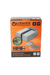 4pk Caravan Stacker Pads 22.x16.5x2cm
