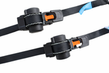 RETRACTABLE RATCHET TIE 2PCE DOWN STRAP 350X2.5CM