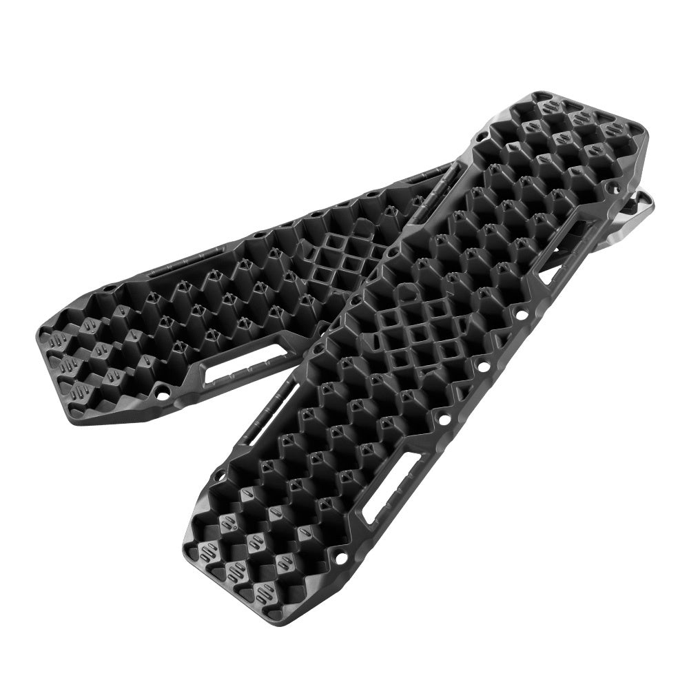 FLEX RECOVERY BOARDS 4X4 BLACK 10T 102.7X32.8CM WSTRAPS