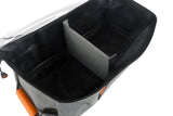 EXPLORER CLEAR TOP STORAGE BAG WITH DIVIDER CANVAS 45X20X19CM