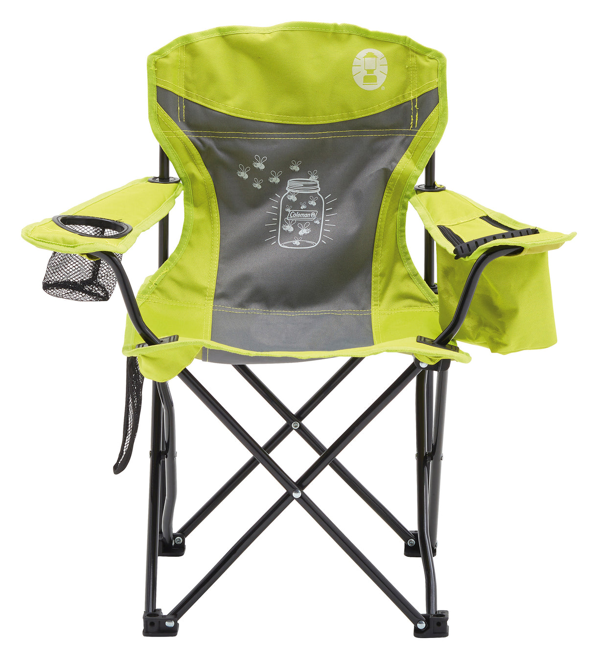 CHAIR QUAD KIDS FYREFLY ILLUMI BUG GREEN COLEMAN