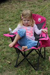 CHAIR QUAD KIDS FYREFLY ILLUMI-BUG PINK COLEMAN