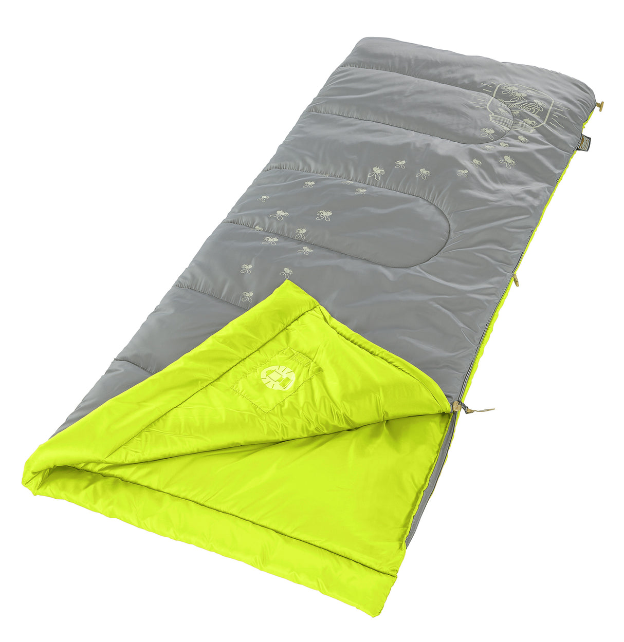 SLEEPING BAG KIDS FYREFLY ILLUMIBUG GREN 7C RATE COLEMAN