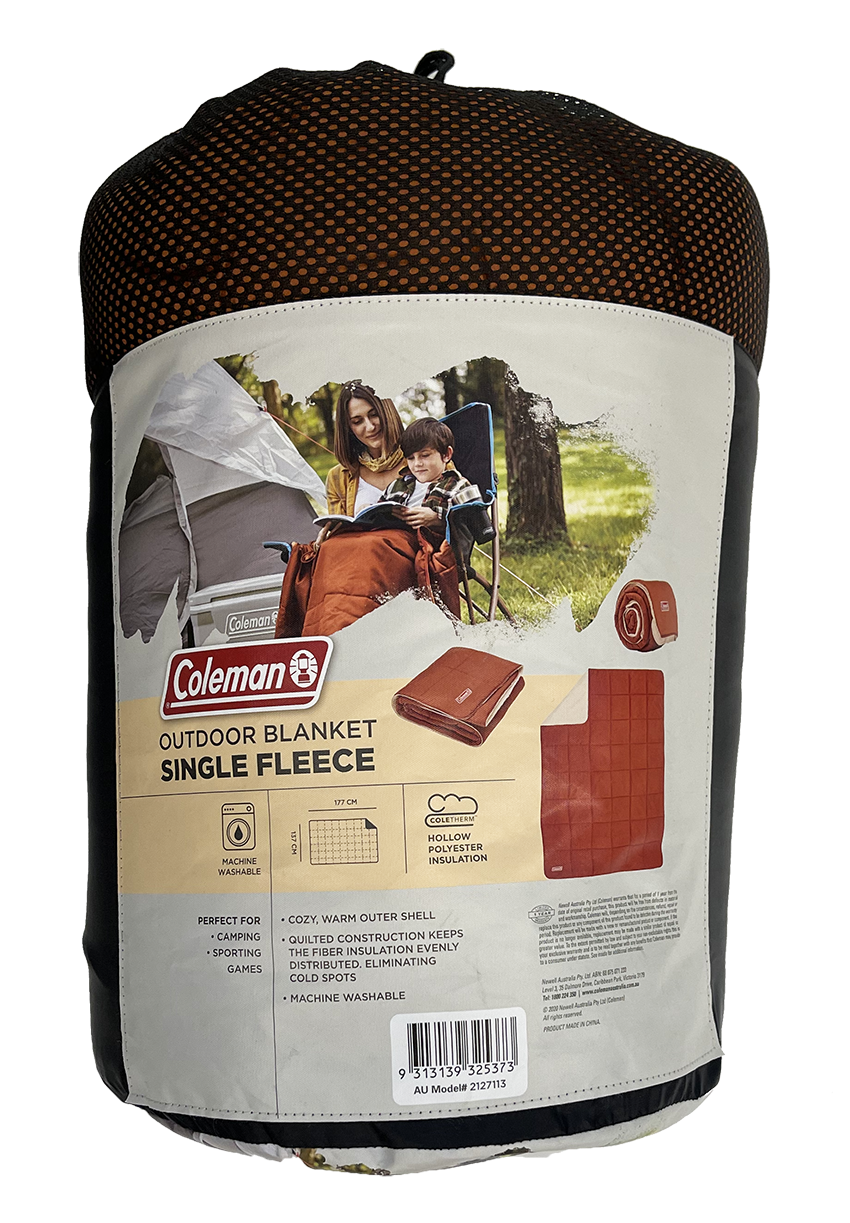 SLEEPING BAG FLEECE BLANKET COLEMAN