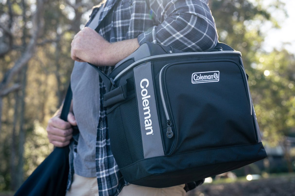 COOLER 30 CAN SOFT COOLER BLACK COLEMAN