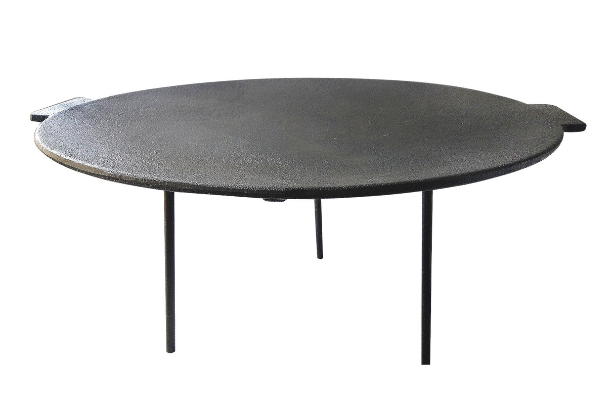45CM CAST BBQ PLATE WITH LEGS 6KG 45CM