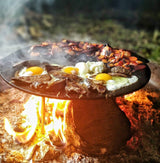 45CM CAST BBQ PLATE WITH LEGS 6KG 45CM