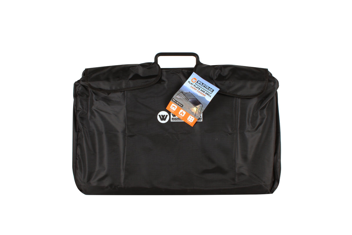 FLAT PLATE AND GRILL LARGE CAMP COOKER 650X425X240MM